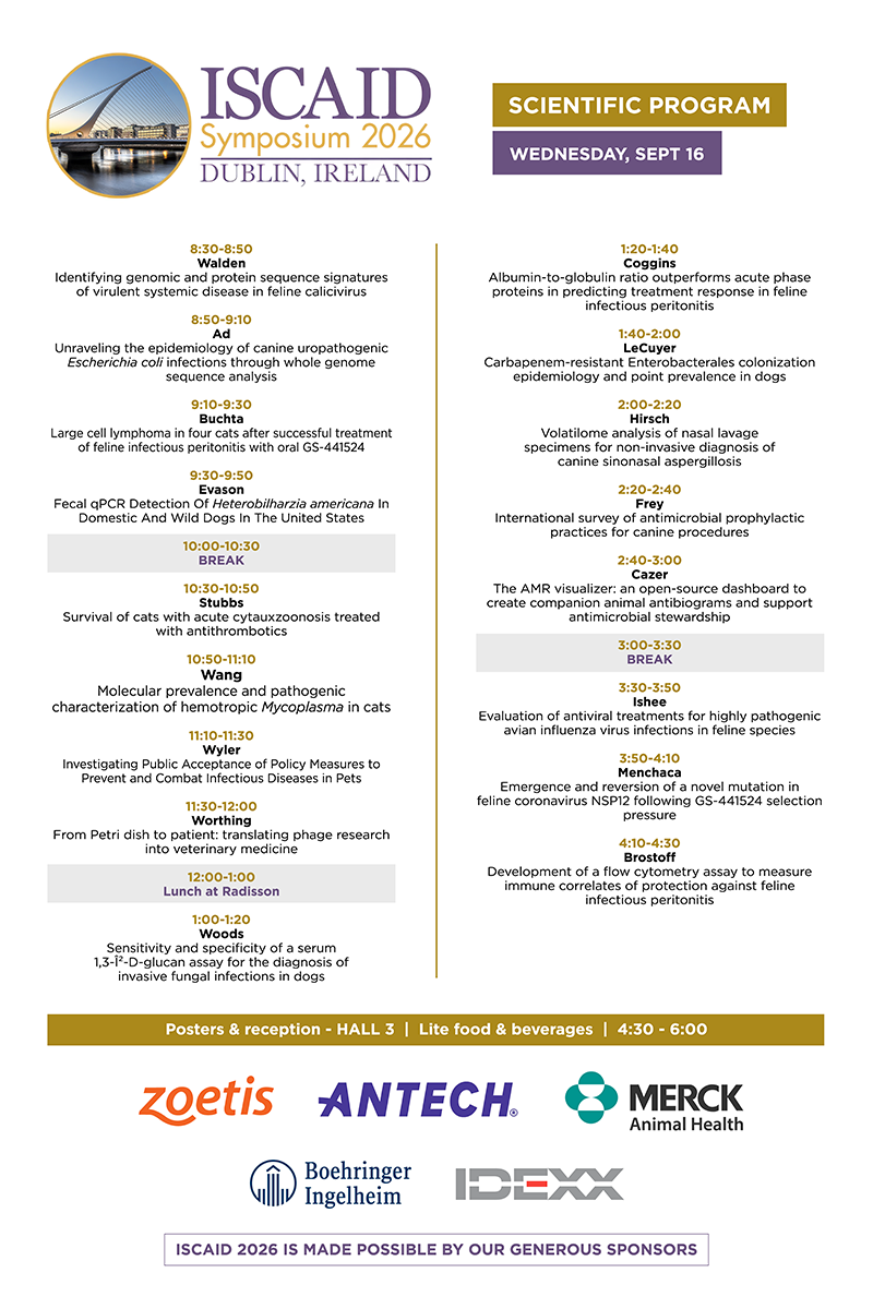 ISCAID Symposium Schedule 2026